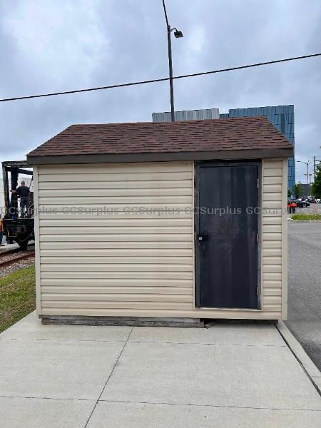 Picture of Exterior Wood Shed with Vinyl 