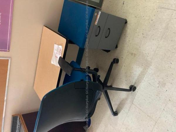 Picture of Desk with Chair and Pedestal F