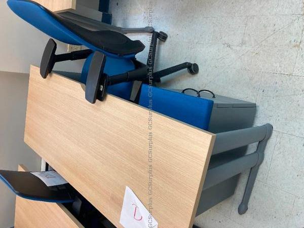 Picture of Desk with Chair and Pedestal F