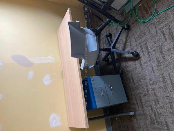 Picture of Desk with Chair and Pedestal F