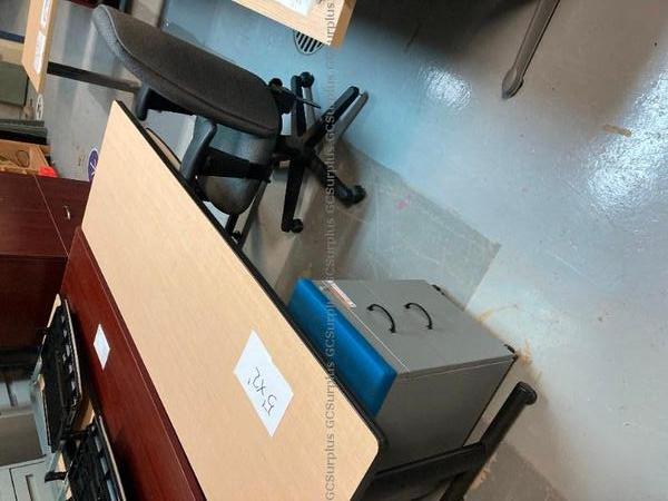 Picture of Desk with Chair and Pedestal F