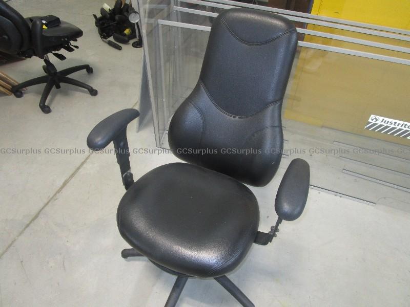 Picture of Lot of Chairs and Chair Parts