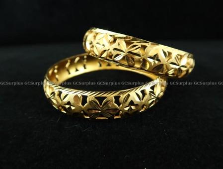 Picture of Gold Plated Rigid Bracelets