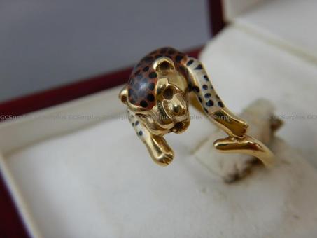 Picture of 14kt Yellow Gold Leopard Desig