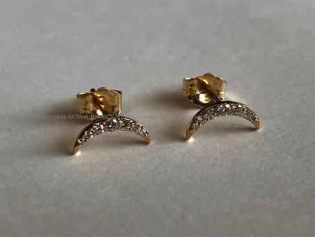 Picture of Mejuri Pave Crescent Studs