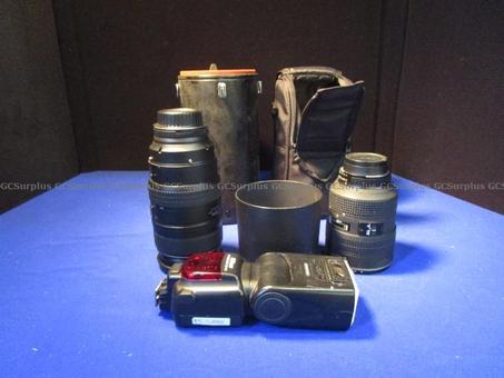 Picture of Camera Lenses and Flash