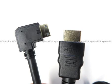 Photo de 70 câbles Mini HDMI à angle à 