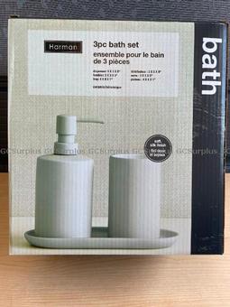 Picture of Harman 3-Piece Bath Set - Whit