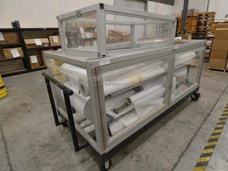 Photo de Armoire avec cadre en aluminiu