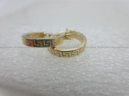 Photo de Boucles d'oreilles en or 18 ct