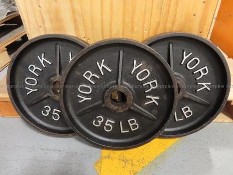 Picture of York 35 lb Weight Plates