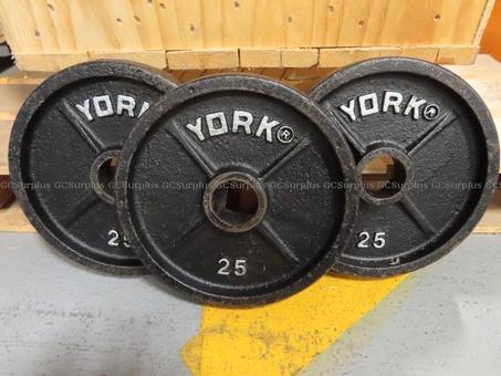 Picture of York 25 lb Weight Plates