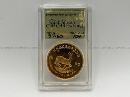 Picture of 1980 1 oz Gold Krugerrand Coin