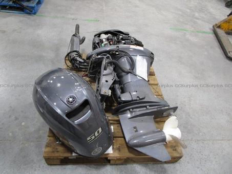 Picture of 50 HP Yamaha Outboard Motor