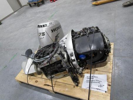 Picture of 75 HP Honda Outboard Motor