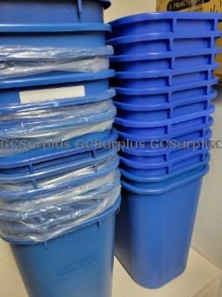 Picture of Assorted 14-Gallon Blue Recycl