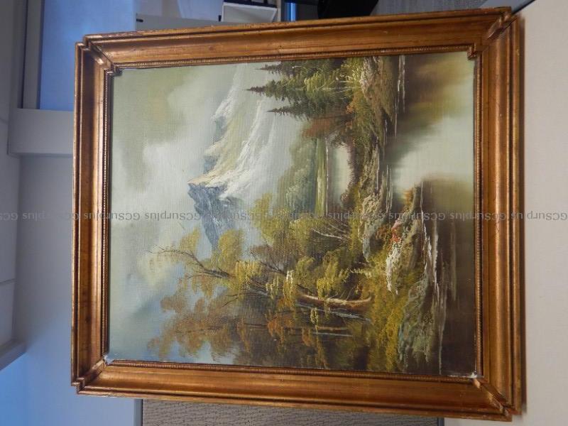 Photo de Peinture de paysage à l'huile 