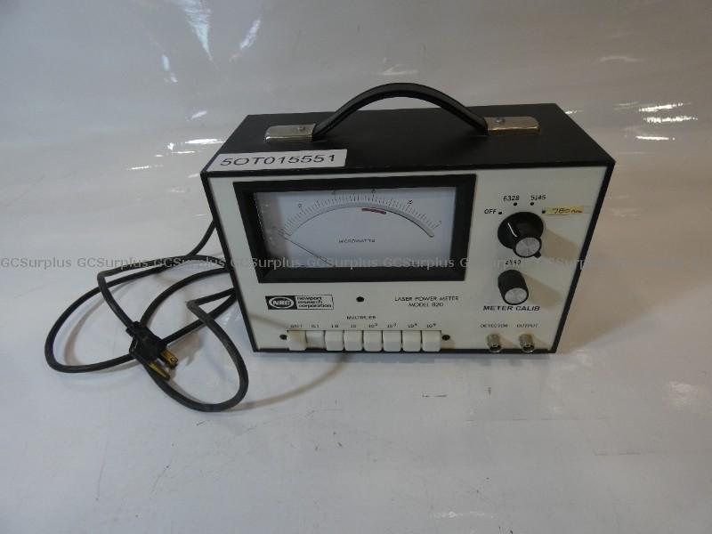 Picture of NRC 820 Laser Power Meter